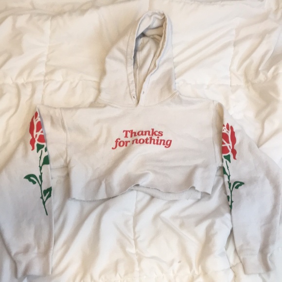 Zumiez Tops - White Cropped Sweater